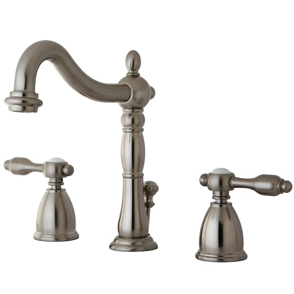 8" Widespread Bathroom Faucet, Brushed Nickel